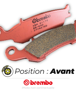 Bihr Plaquettes De Frein Avant BREMBO 07YA47SD Métal Fritté