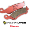 Bihr Plaquettes De Frein Avant BREMBO 07GR20SD Métal Fritté