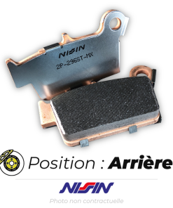 Bihr Plaquettes De Frein Arrière NISSIN 2P-286ST-MX Métal Fritté